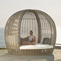 Canopy garden bed HALO KUBUdoublecontemporaryfabric