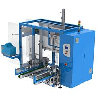 Automatic case erector hot-melt glueadhesive tape