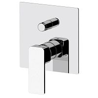 Shower mixer tap 173ICfor bathtubwall-mountedchrome-plated brass