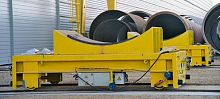 Battery-powered self-propelled trailer 2-axlemodularrail-mounted