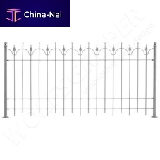 Fence with bars Elementiresidentialsteelstraight