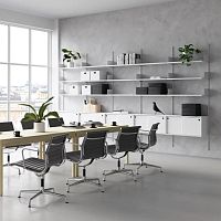 Wall-mounted shelving system ABLIShangingself-supportingcontemporary