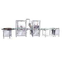 Automatic filling machine for glass bottlesfor liquidscapping machine
