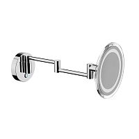 Wall-mounted bathroom mirror AV258Bcontemporaryroundmetal
