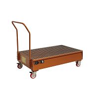 Spill cart ECO310CRAsteelplatformdrum