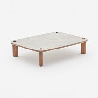 Contemporary coffee table KNOPPIE MEDIUMDekton®iroko baserectangular