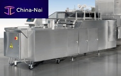 Cleaning station for the pharmaceutical industry AW for vialsautomatedair-jet