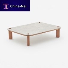 Contemporary coffee table KNOPPIE MEDIUMDekton®iroko baserectangular