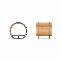 Wooden garden bed CISON CONTEA ORdoublecontemporarywith lights