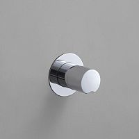 Shower mixer tap FOLD wall-mountedchromed metalbathroom
