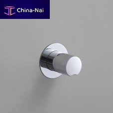 Shower mixer tap FOLD wall-mountedchromed metalbathroom