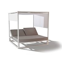 Canopy garden bed MALDIVEdoublecontemporaryreclining