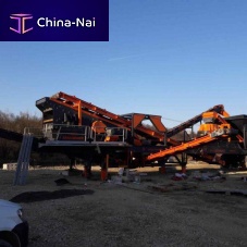 Process screener vibratingmobilefor bulk materials
