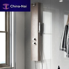 Thermostatic shower column NATROS NAKEDwith hand shower
