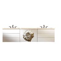 Double washbasin cabinet THINK ABOUT FLOWERS AB 303wall-hungwoodencontemporary