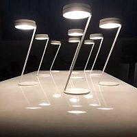 Table lamp ZETApolished aluminumminimalist designcordless