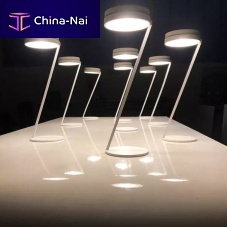 Table lamp ZETApolished aluminumminimalist designcordless
