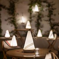 Portable lamp KNOTfabricbirchcontemporary