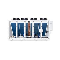 Scroll condensing unit cooled