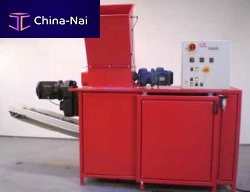 Plastic waste compactor monobloc