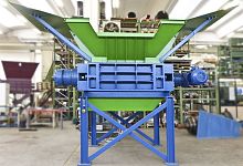 Primary waste crusher-shredder LC seriesfor industrial applicationsfor metals