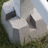 Solid concrete block DEK-BLOCKfor pillarhigh-resistance