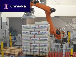 Robotic palletizer articulated