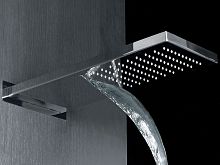 Wall-mounted shower head 800090rectangularrainwaterfall