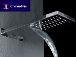 Wall-mounted shower head 800090rectangularrainwaterfall