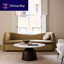 Contemporary sofa Kaufmanfabricgraybeige