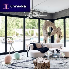 Pendant lamp Icicle polished stainless steelglasscontemporary