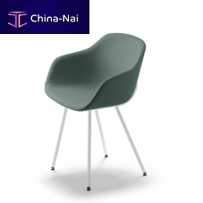 Contemporary dining chair KUSKOA BIindoorbioplasticmetal base
