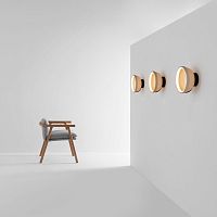 Contemporary wall light MESHindooraluminumround