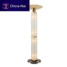 Floor-standing lamp GRENOBLE GOLDglassArt Decocorded