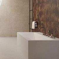 Double-handle bathtub mixer tap ZOOM.7countertopchromed metalbathroom