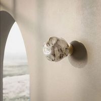 Contemporary wall light STONE indoorMurano glassbrass