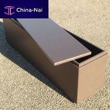 Contemporary chest IMAGE'IN ICO + COUVgardenwoodenaluminum