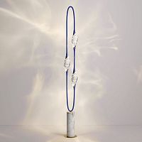 Floor-standing lamp IL PEZZO 12brasscrystalmarble