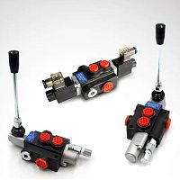 Spool hydraulic directional control valve P40electrically-operatedcompactmonobloc