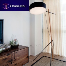 Floor-standing lamp EXCELaluminumsteelfabric