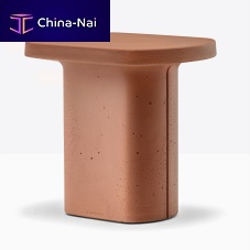 Contemporary coffee table CAEMENTUM CMT 46x35x42cementcement baseoval