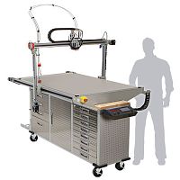 PLA 3D printer 400 Series Workbench XtremeprototypingFFFon casters