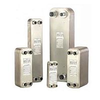 Brazed plate heat exchanger liquid/liquidcoppercompact