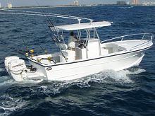 Outboard center console boat 28 XLtwin-enginesport-fishingwith cabin