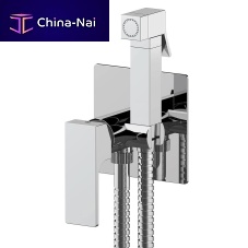 Toilet hand shower 185REsquarechrome-plated brasscontemporary