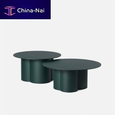 Contemporary side table Rayonspowder-coated steelpowder-coated steel baseround