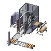 Tower palletizer PT8 handlingpositioningfor pallet