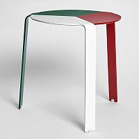Contemporary stool PALETTEmetal base