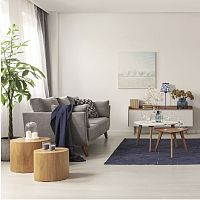 Table lamp NIHOA LT bedside tablepainted metalpolypropylene
