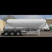 Silo semi-trailer CM 253-axletowedcement